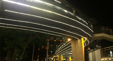 【廣東】興中廣場人行天橋亮化工程