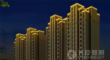 金黃光洗墻燈 讓低調(diào)的商貿(mào)城營造奢華效果