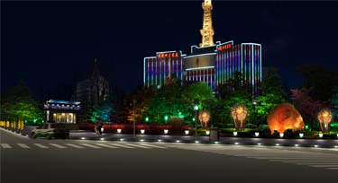 LED數(shù)碼管廠家教你如何打造“山水洲城”的特色夜景。