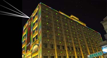 娛樂(lè)場(chǎng)所亮化 50*37 LED護(hù)欄管輕松搞定！