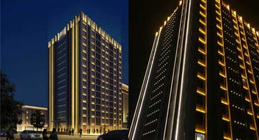 恭賀贛州徐總順利完成洗墻燈安裝并正式亮燈！