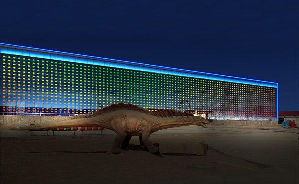 【貴州】恐龍樂(lè)圓游泳館外墻亮化