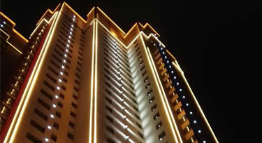 光臣照明環(huán)保局大樓亮化順利完工